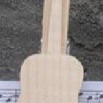 handmade solid wood guitar score clip for musician gift